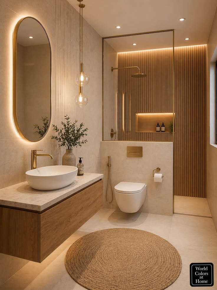 Bathroom renovation finish